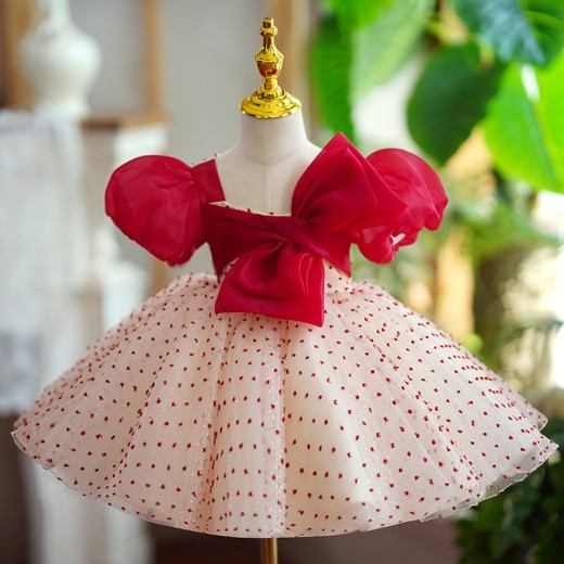 Girls One Year Old Celebration Dress Grab Pettiskirt