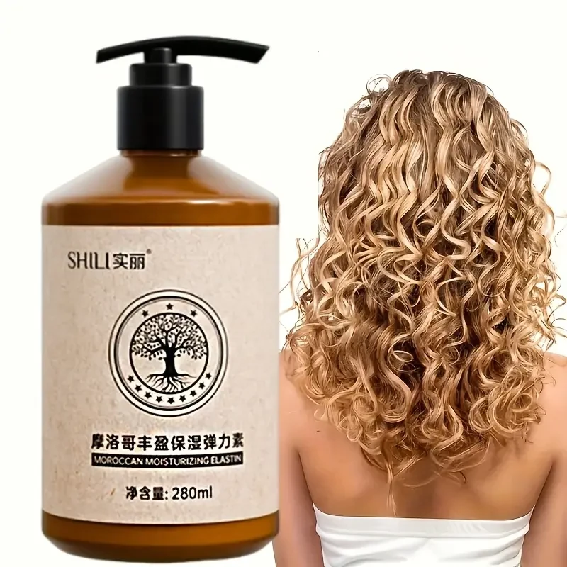 QISE Moroccan Argan Oil Hair Serum for Curly Hair