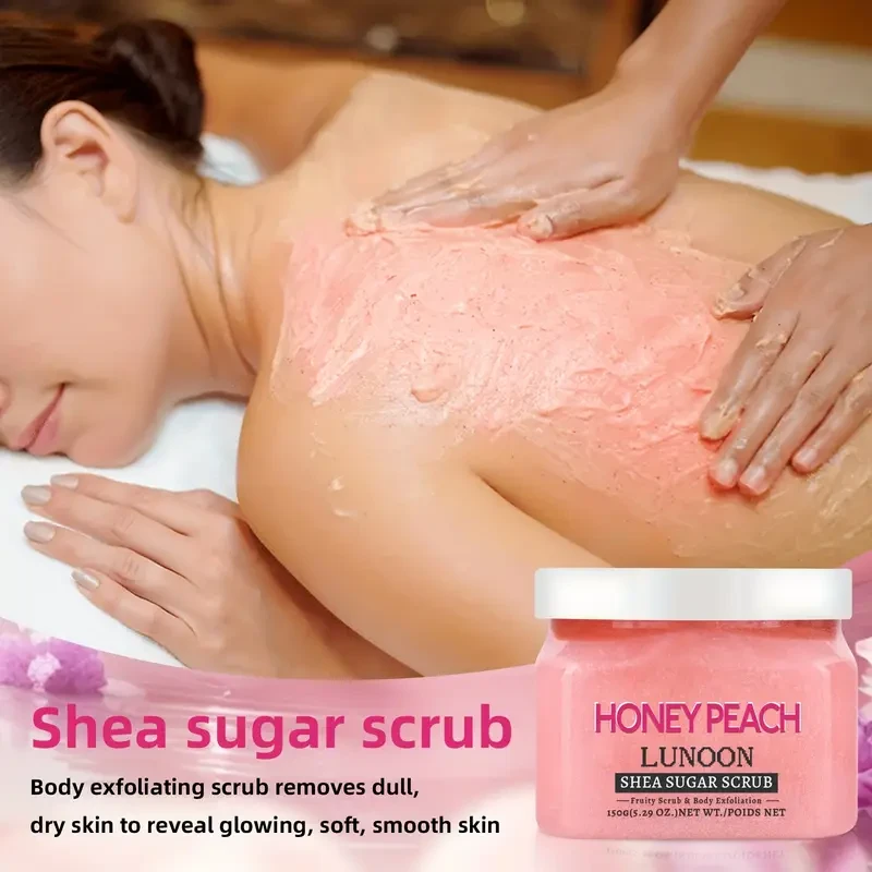 Honey Peach Lunoon Shea Sugar Scrub