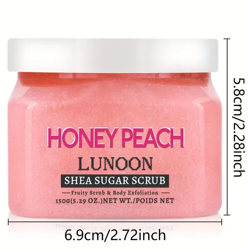 Honey Peach Lunoon Shea Sugar Scrub