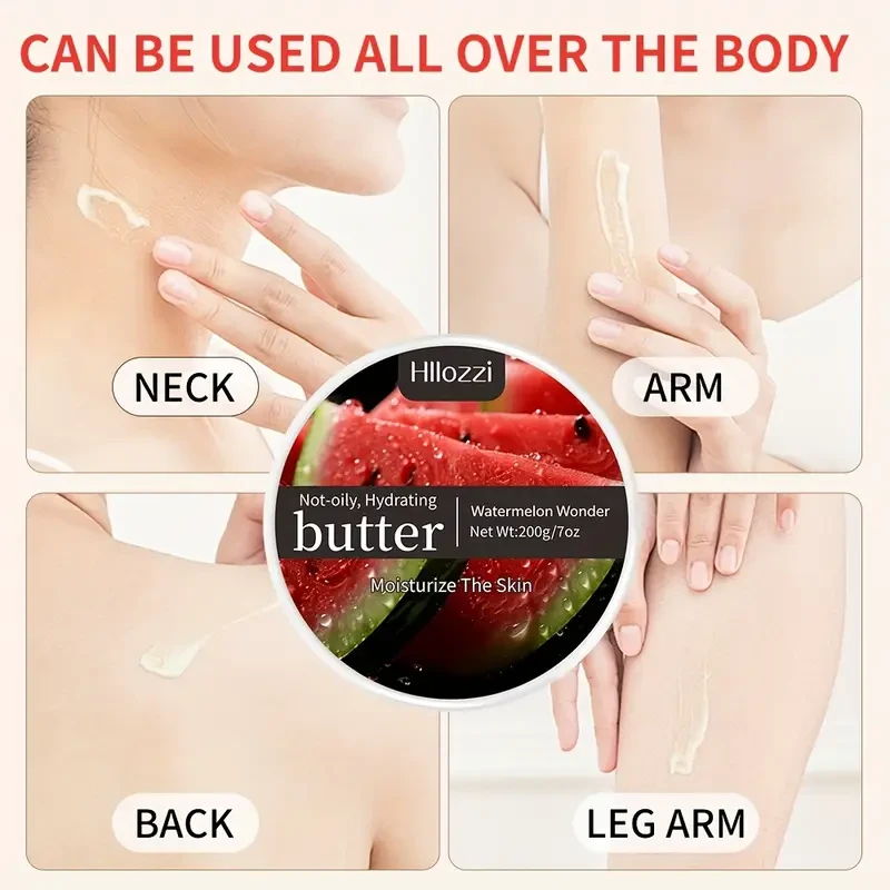 Hllozzi 200g/7oz Watermelon Body Lotion with Scoop