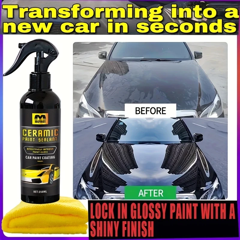 Ultimate Shield Ceramic Coating - Advanced Hydrophobic Car Care Exterior Formula