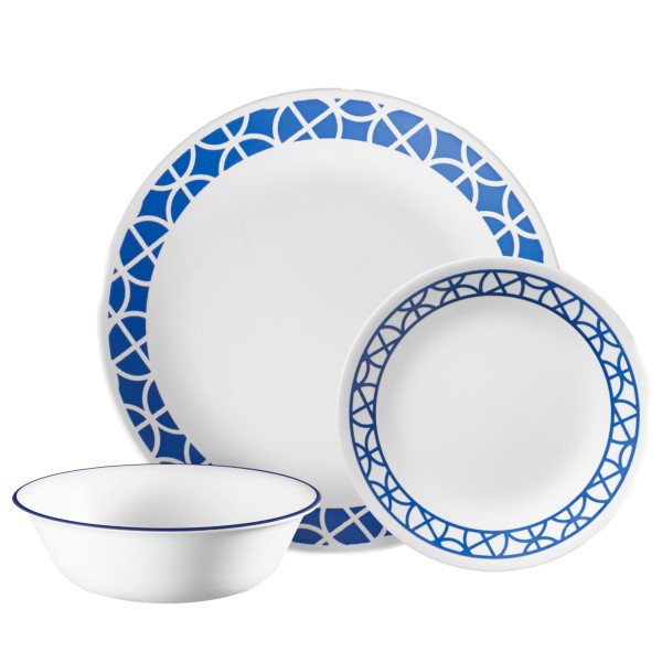 Cobalt 12pc Dinnerware Set - Corelle