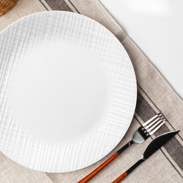 Linen Weave 12pc Dinnerware Set - Corelle