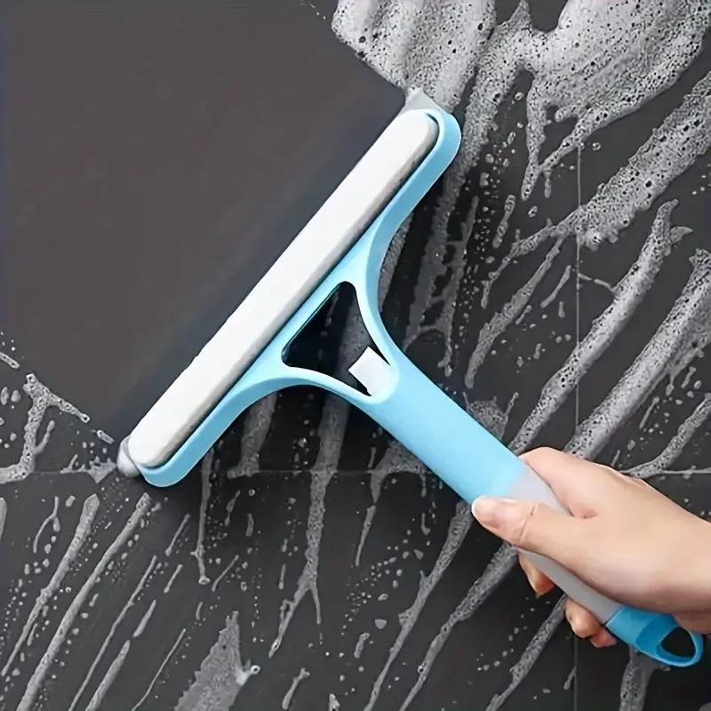 3-in-1 Glass Wiper with Scraper & Sprayer - Multifunctional Window Cleaner