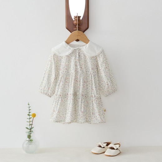 Baby Lapel Rabbit Ears Princess Dress