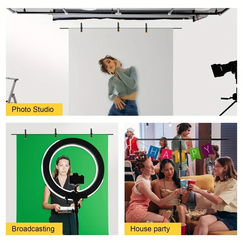 UEGOGO Adjustable T-Shaped 2x2m Photography Background Stand