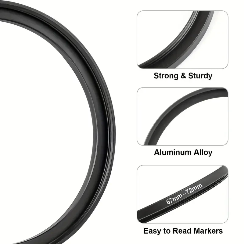 18pcs Lens Filter Adapter Ring Kit