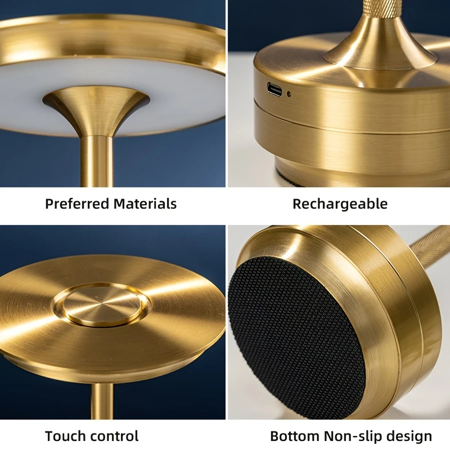 Modern LED Desk Lamp with USB Charging