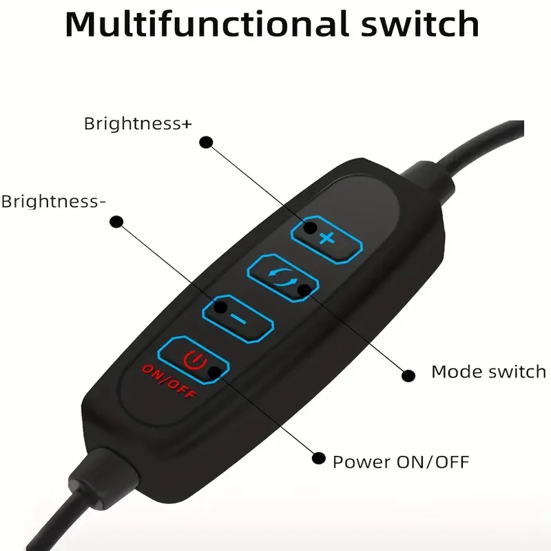 LAQIUIUE Ring Light with Stand and Phone Holder
