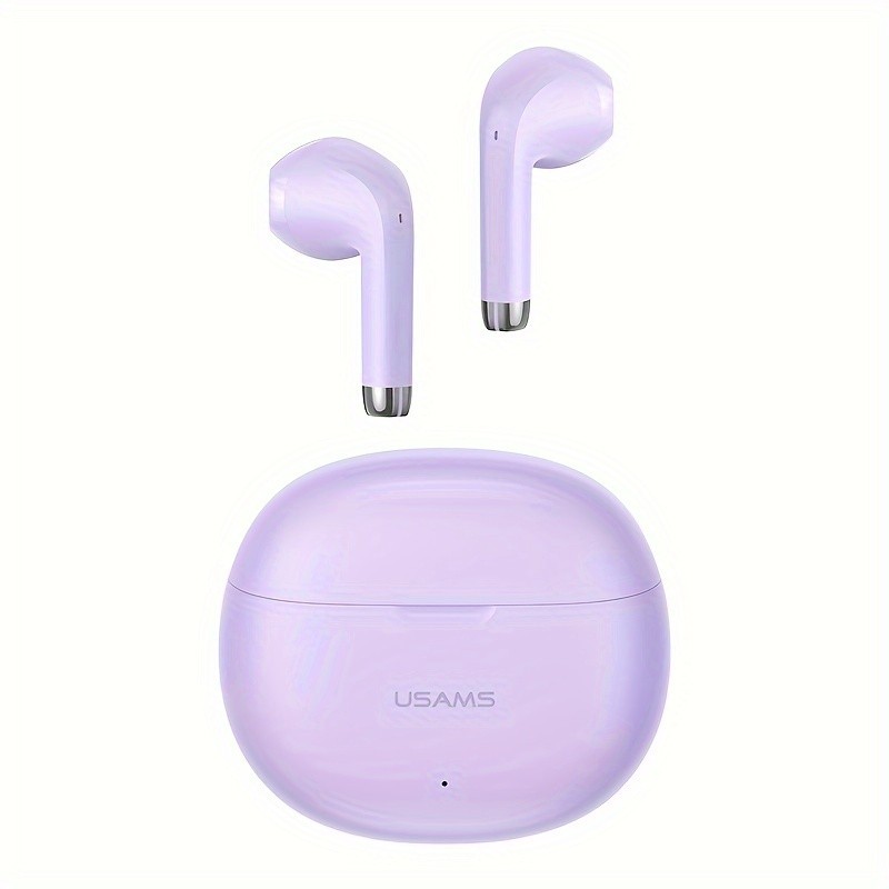 USAMS TureTWS Wireless Earphones  BT 5.3, Ultra Mini Size, Sports In-Ear Earbuds, Bass ACC 3D Surround Sound, Model USAMS-YO17