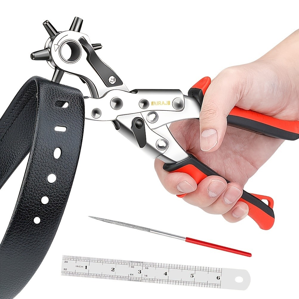 Leather Belt Hole Puncher - AIRAJ Belt Punch Pliers