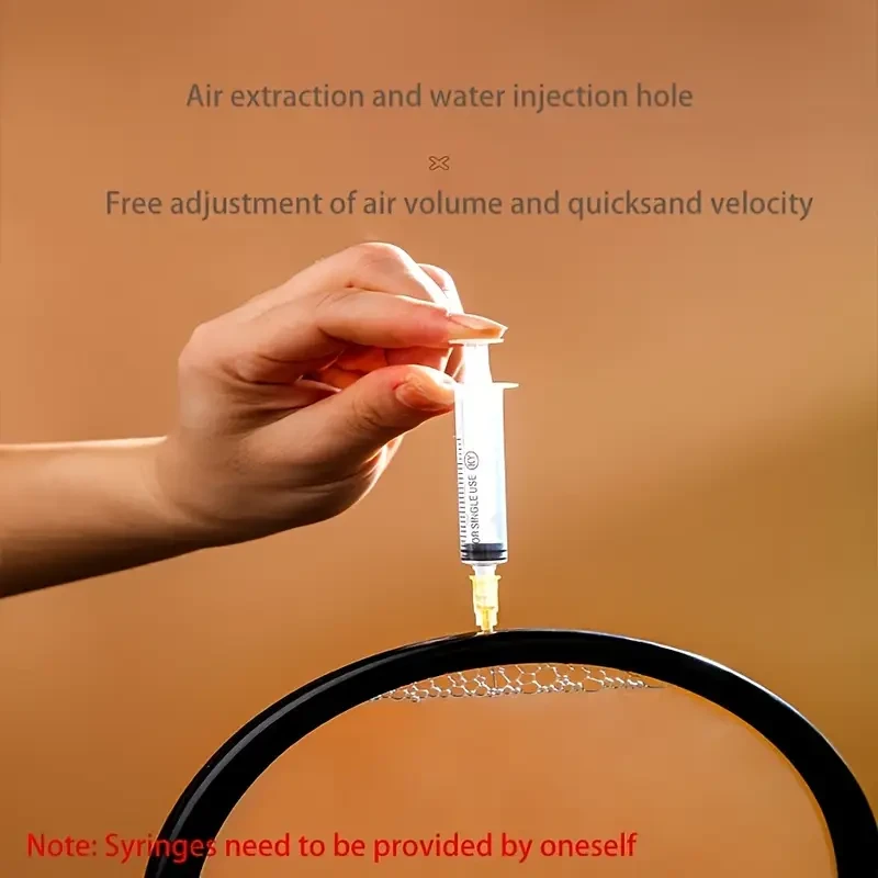 1pc LAQIUIUE 3D Dynamic Sand Art Lamp