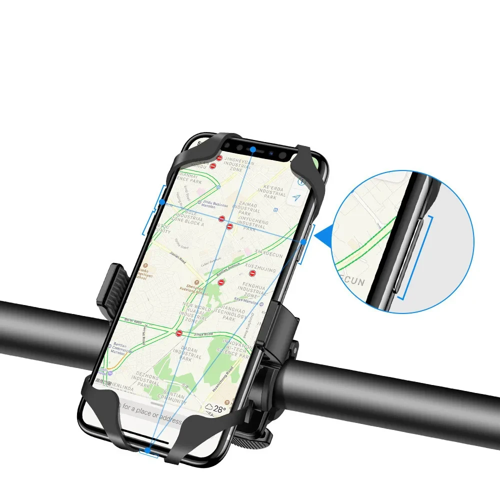 Navigation Bracket for Cell Phone, Bicycle, Electric Car, Motorcycle, Fixed Frame, Pedal Battery