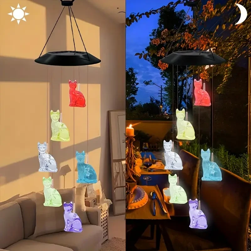 TONYEST Solar Powered Wind Chime