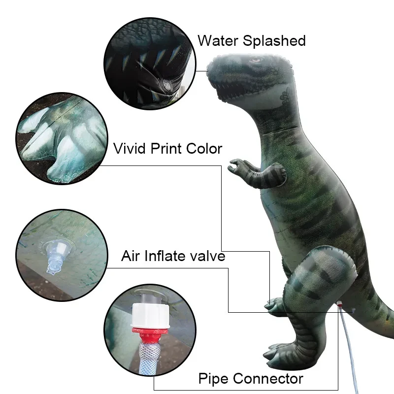 Creative PVC Dinosaur Water Spray Toy