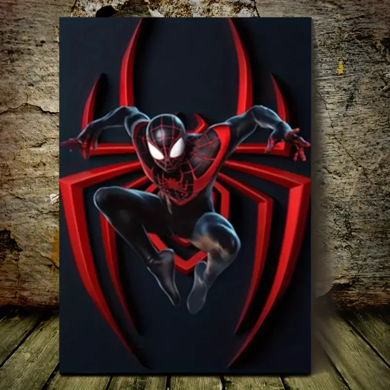 Spider-Man Licensed Canvas Art by UME - Framed Wall Decor, Ready to Hang