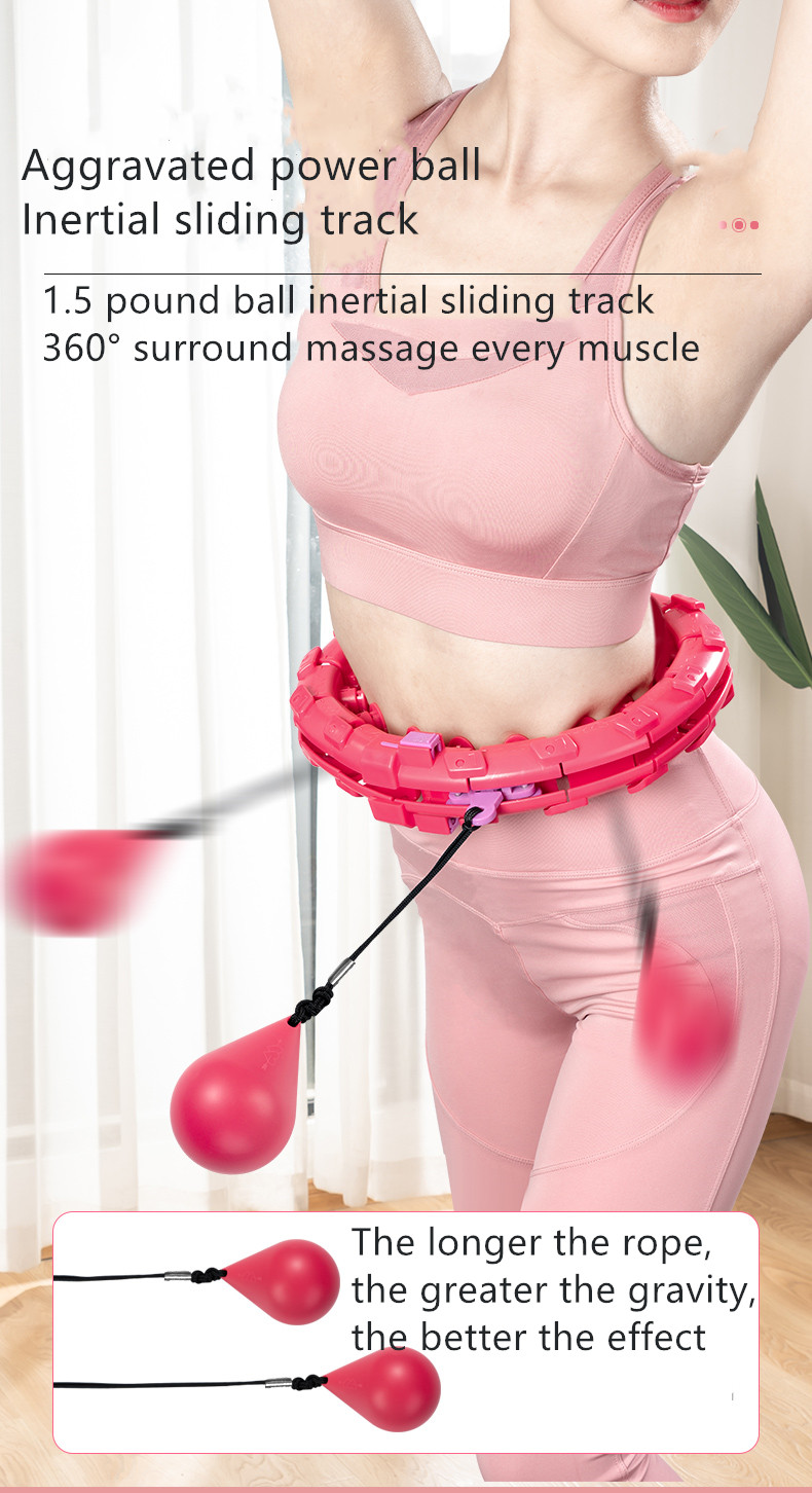 Sports Ring Yoga Home Fitness Smart Ring Ring Does Not Fall Adjustable Waist Abdominal Weight Loss