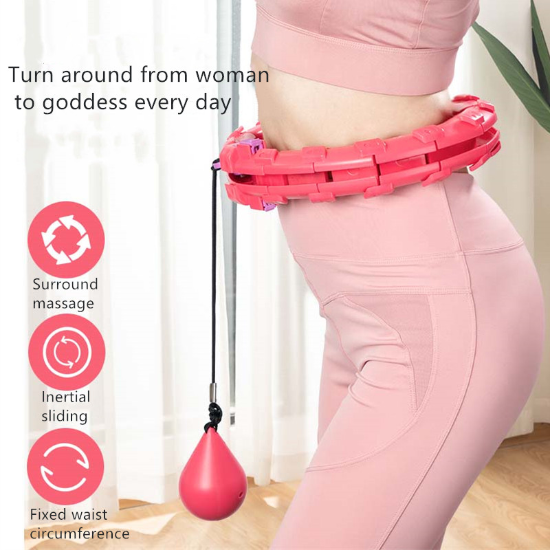 Sports Ring Yoga Home Fitness Smart Ring Ring Does Not Fall Adjustable Waist Abdominal Weight Loss