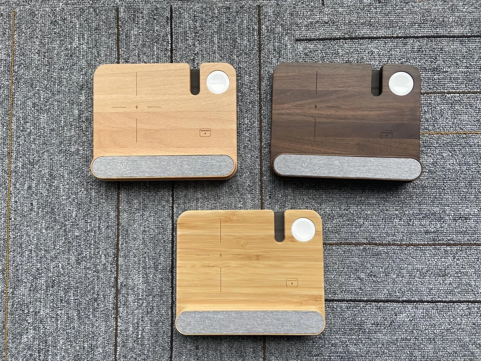 Smart Phone Headset Watch Three-in-one Wireless Charger