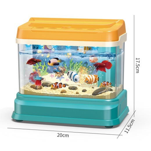 Parent-child Interaction Aquarium Electric Music Light Children Pet Fish Tank