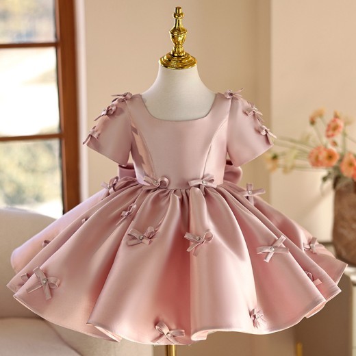 Little Girl Birthday Full-year Evening Dress