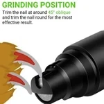 Rechargeable Pet Nail Grinder Soundless Good for Pet's Health