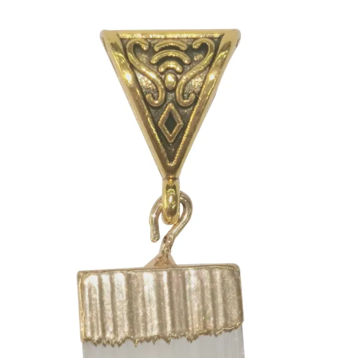 Cross-border European And American Natural Seven Chakra Gypsum Crystal Pendant