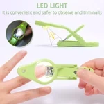 LED lamp professional nail scissors