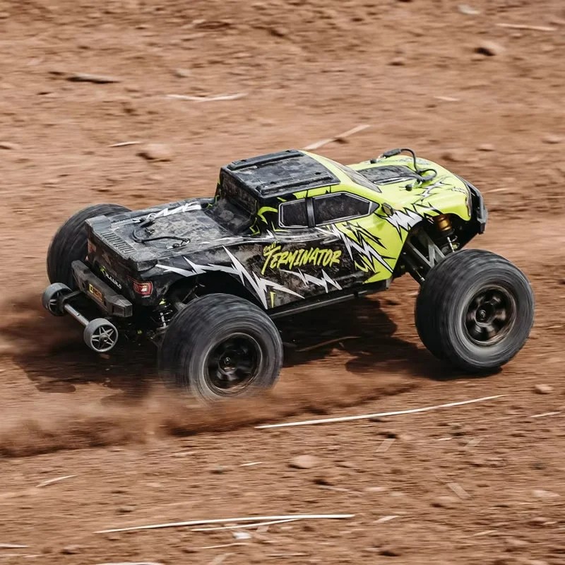 RC Cars RZ001 Monster Truck Omnipotent Terminator 4WD 1:10 Brushless Electric Off-Road RC Model Toy Car