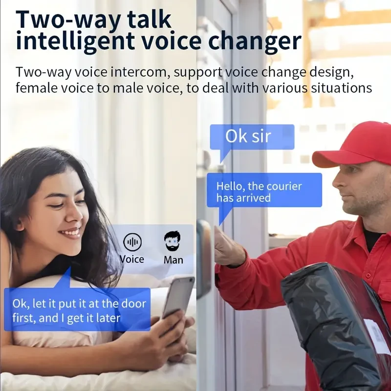 WIFI Doorbell Camera Plus - 480p Wireless Intelligent Video Doorbell with Night Vision