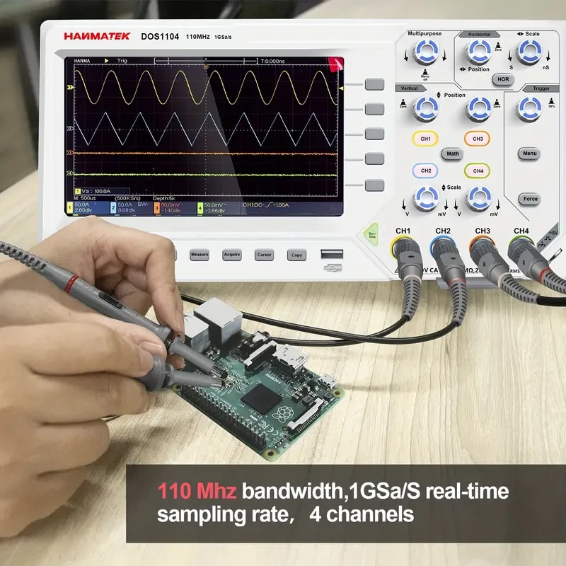 1pc HANMATEK DOS1104 Digital Oscilloscope