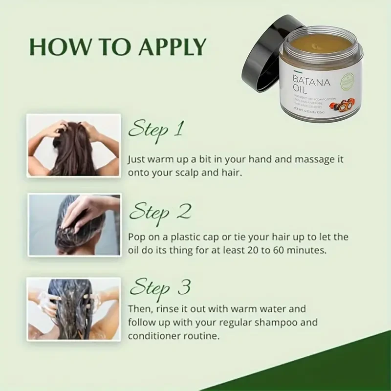 Batana Oil for Hair Care, Dr. Sebi Batana Oil