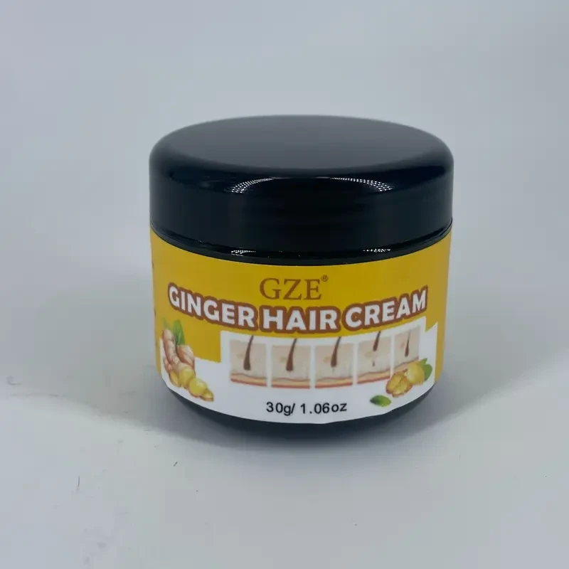 GZE GINGER HAIR CREAM Ginger Hair Strengthens Cream Moisturizing Scalp Massage Hair Care Serum Conditioner