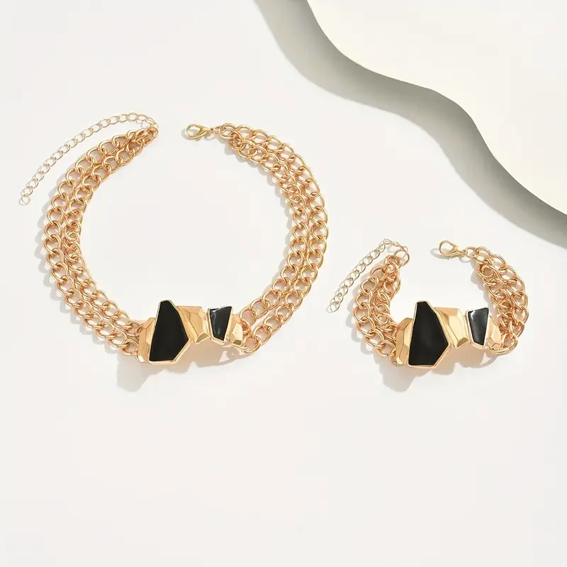 New Bracelet + Necklace Women's Jewelry Set