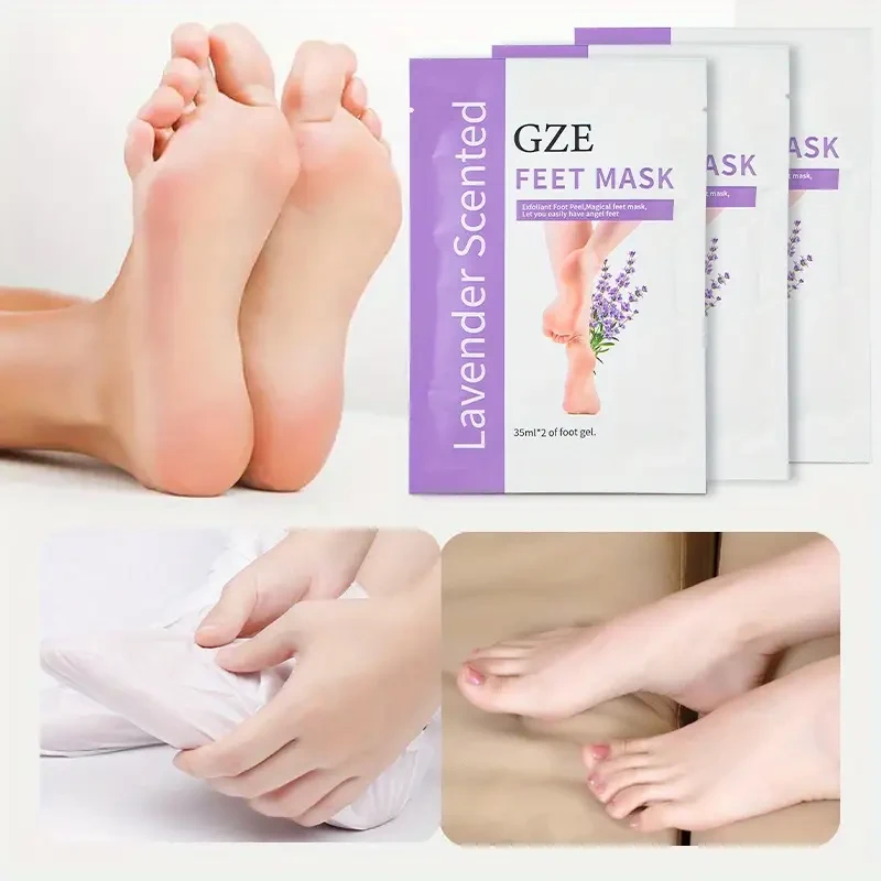 5pcs GZE Foot Mask for Dry, Rough Feet
