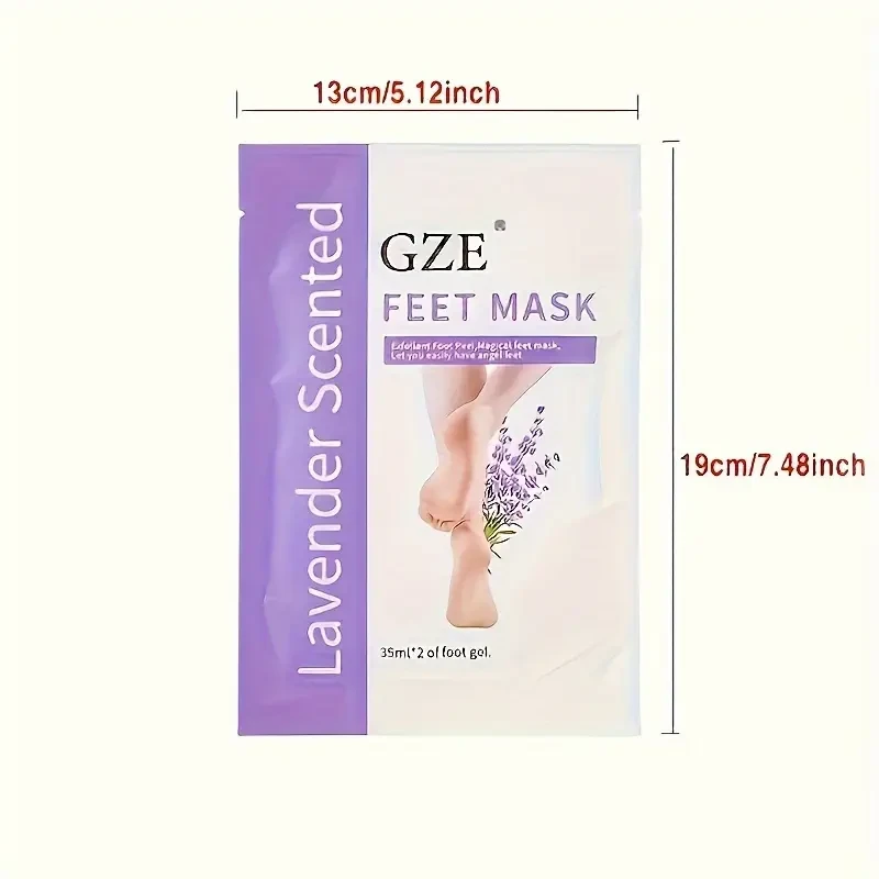 5pcs GZE Foot Mask for Dry, Rough Feet