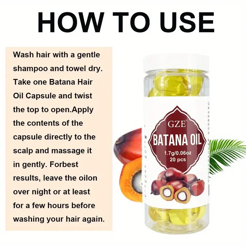 GZE Hair Batana Oil Capsules