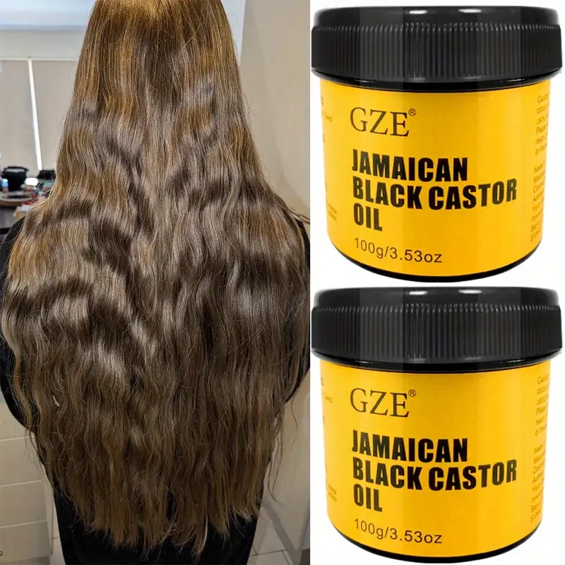 2 Pack GZE Cold Pressed Jamaican Black Castor Oil