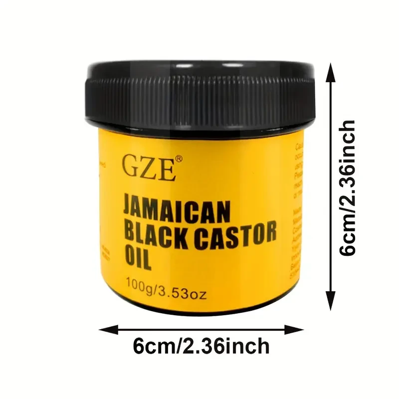 2 Pack GZE Cold Pressed Jamaican Black Castor Oil