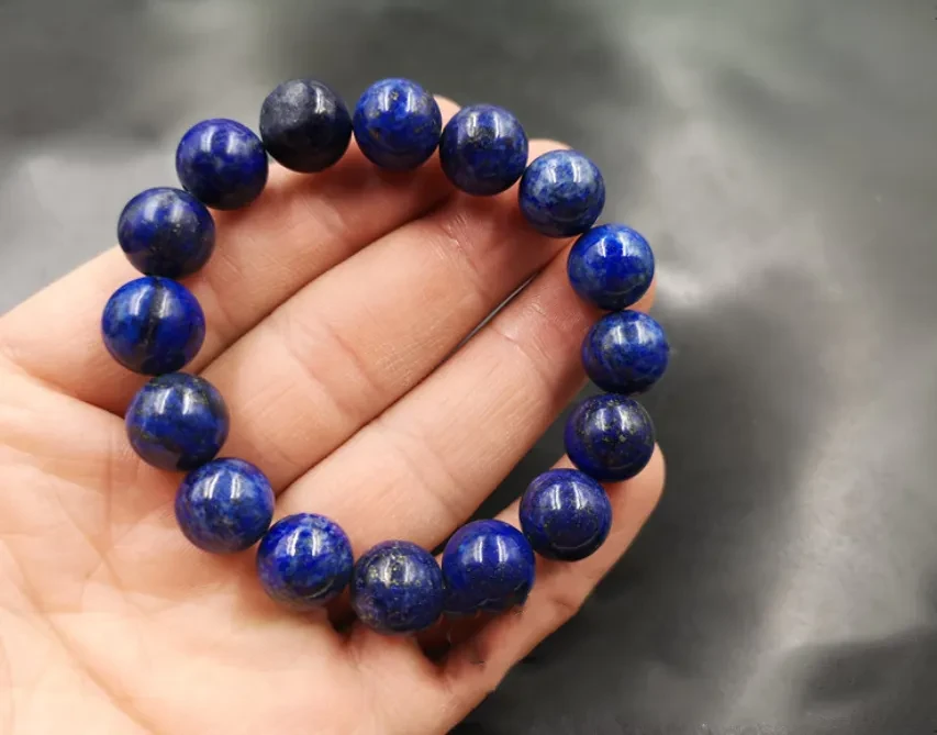 12 mm lapis lazuli bracelet
