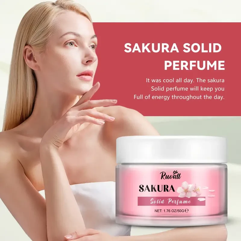 RUOALL Sakura Golden Prep Solid Perfume