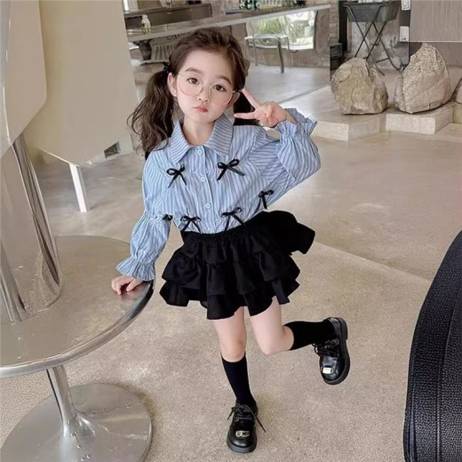 Girls' Shirt Korean Girls Suit