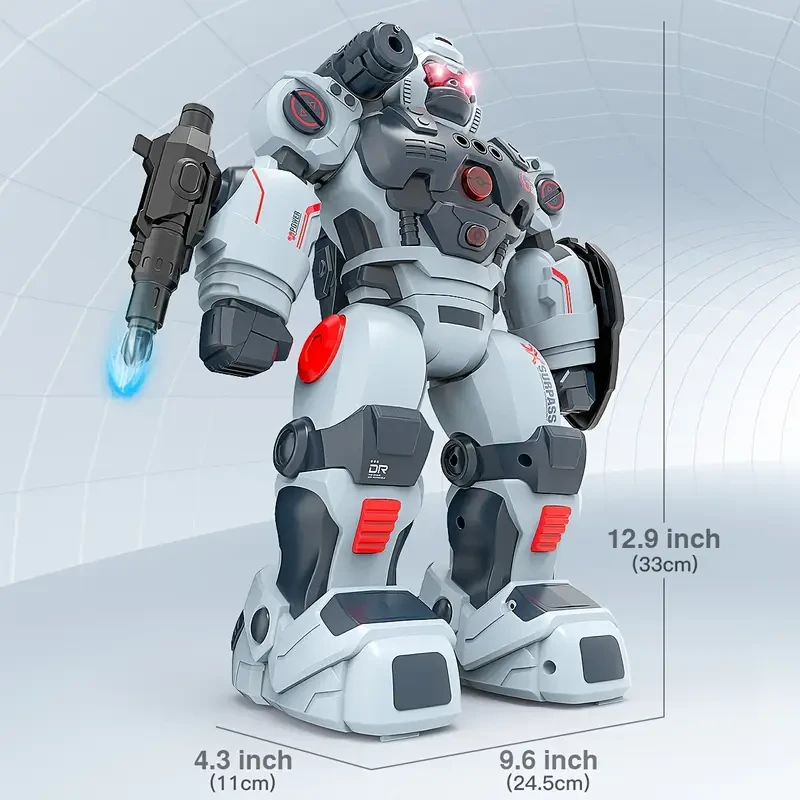 Remote Control Robot Toy, Led Eyes Smart Dancing Robot with Gesture And Sensing for Kids.