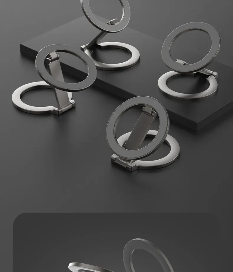 Multi-functional Fastened Ring Desktop Stand Full Metal Bracket