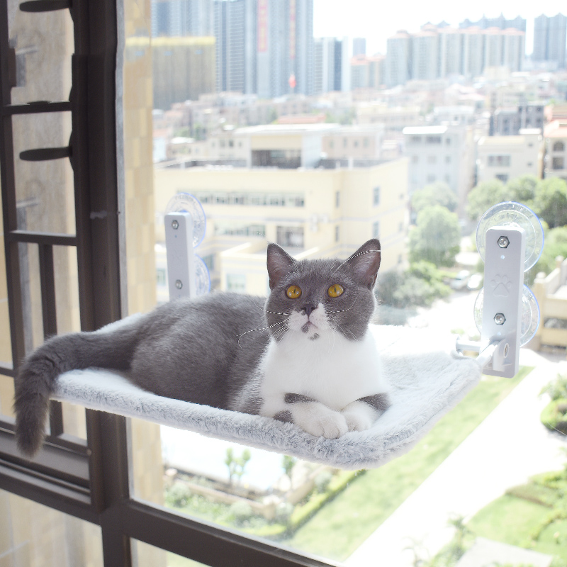 Foldable Cat Window Hammock with Strong Suction Cups