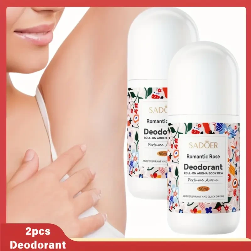 2pcs AODEOCARE Romantic Rose Deodorant Balm