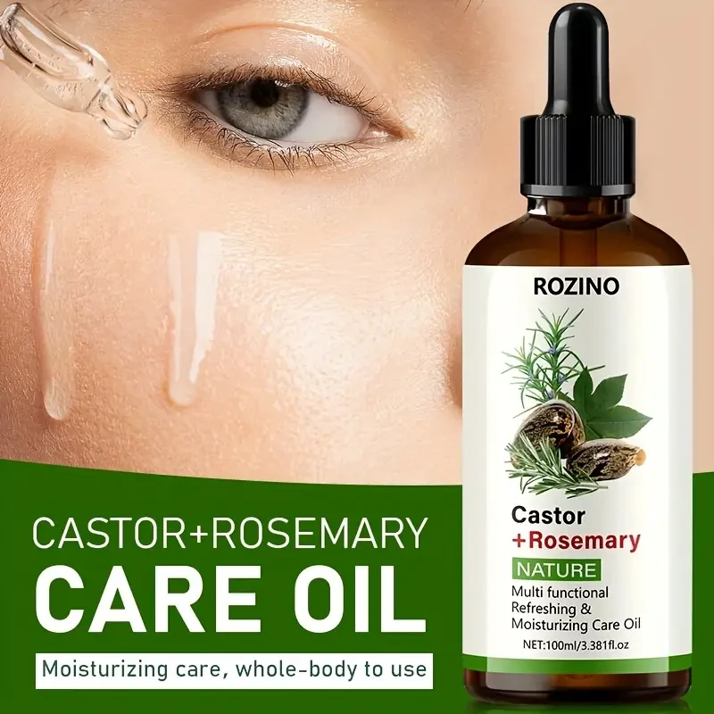 ROZINO Castor & Rosemary 2-in-1 Essential Oil, 100ml