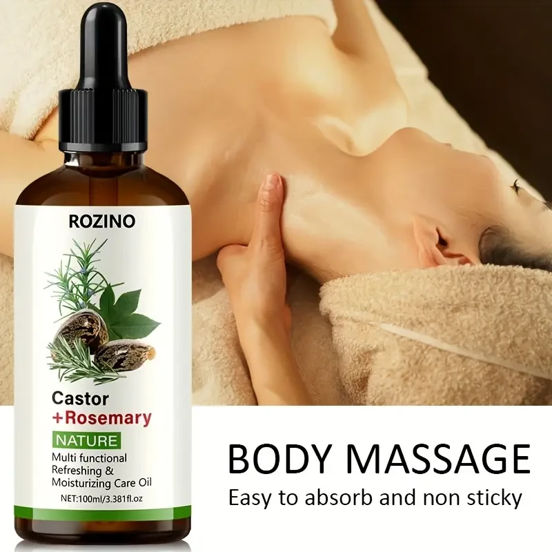 ROZINO Castor & Rosemary 2-in-1 Essential Oil, 100ml