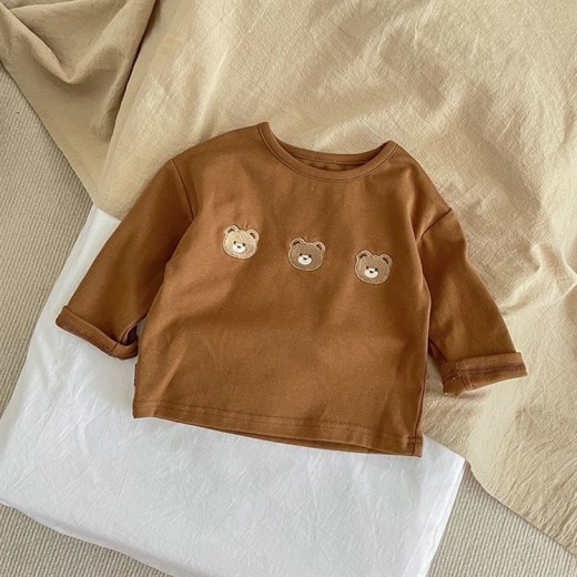 Babies' Long-sleeved T-shirt Bottoming Shirt Children's Autumn Models Baby Clothes Cartoon Top